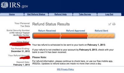 How to you use the IRS Where's My Refund tool?