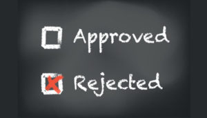 rejected tax return