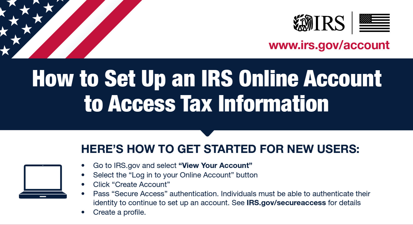 Secure Access to Your IRS Account Is Now Available Using ID.me - Taxpayer  Advocate Service