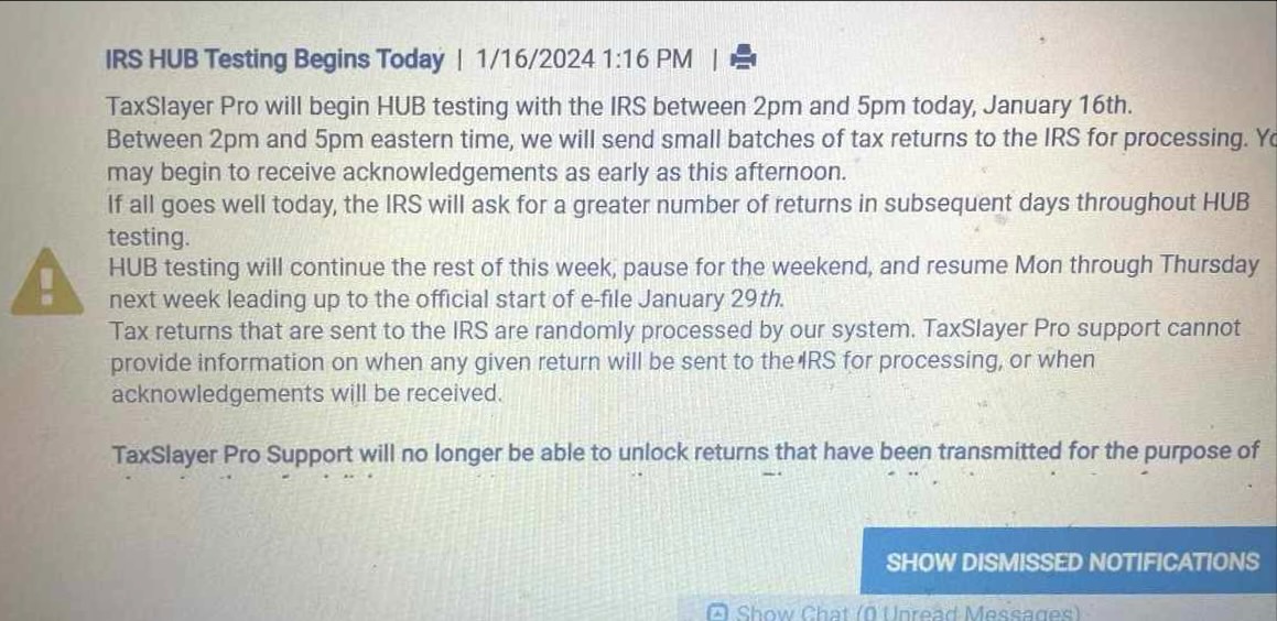 Testing Batches Started